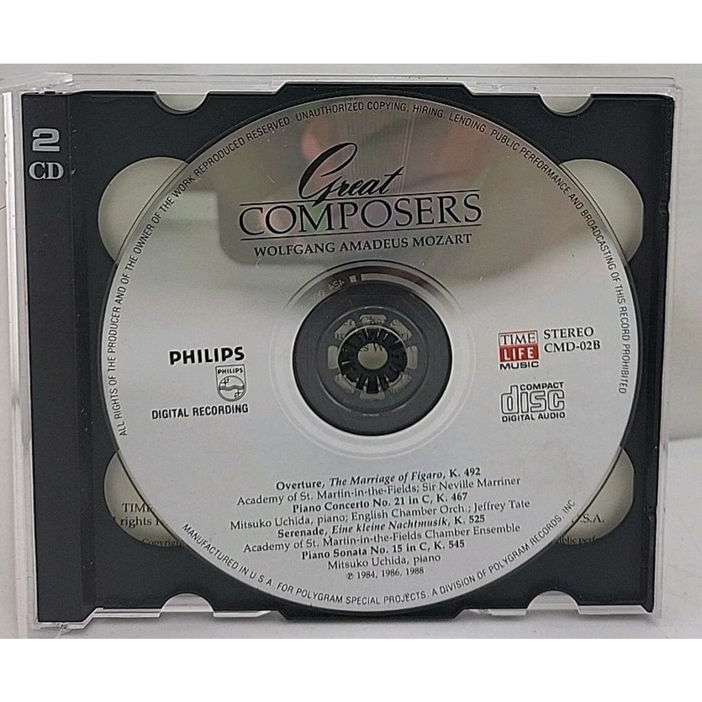 Great Composers Mozart 2 CDs Set