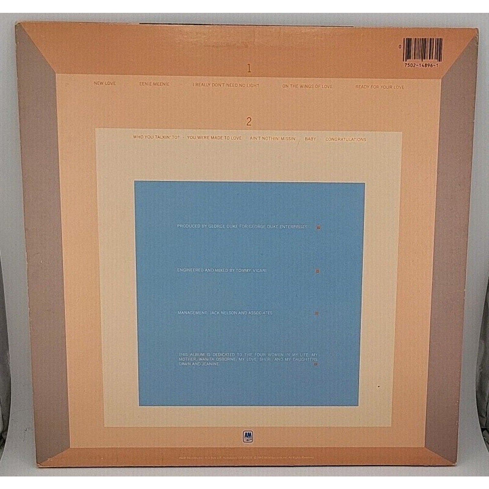 Jeffrey Osborne – Jeffrey Osborne - 12" Vinyl Record Album LP