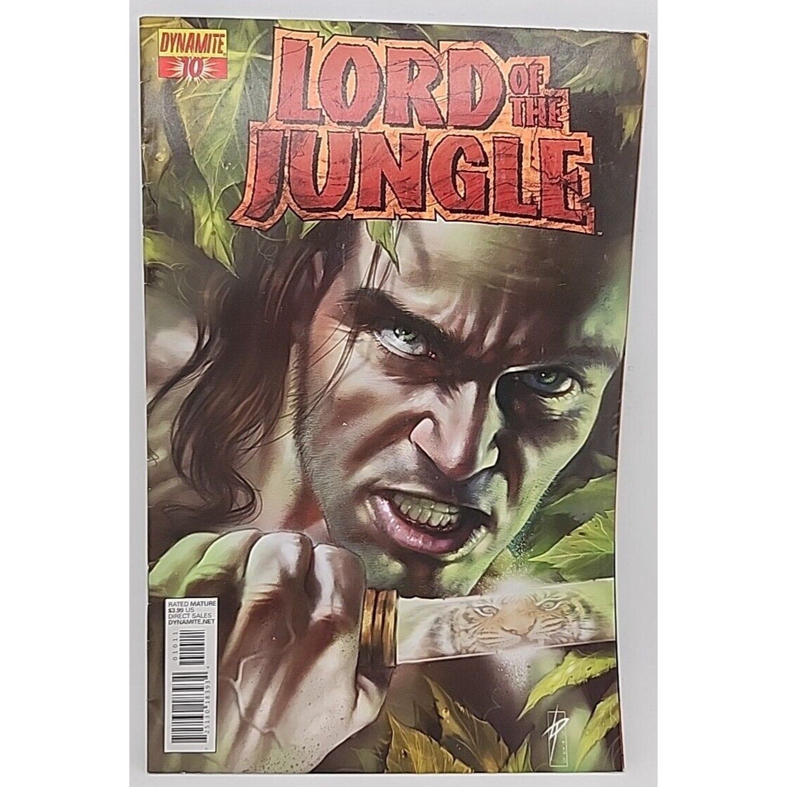Lord Of The Jungle #10 Cover A Lucio Parrillo Variant. Dynamite Comics (2012).