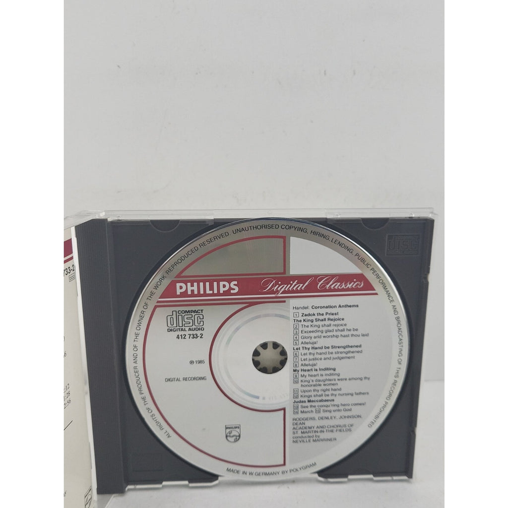 Various - Handel: Coronation Anthems - Music CD
