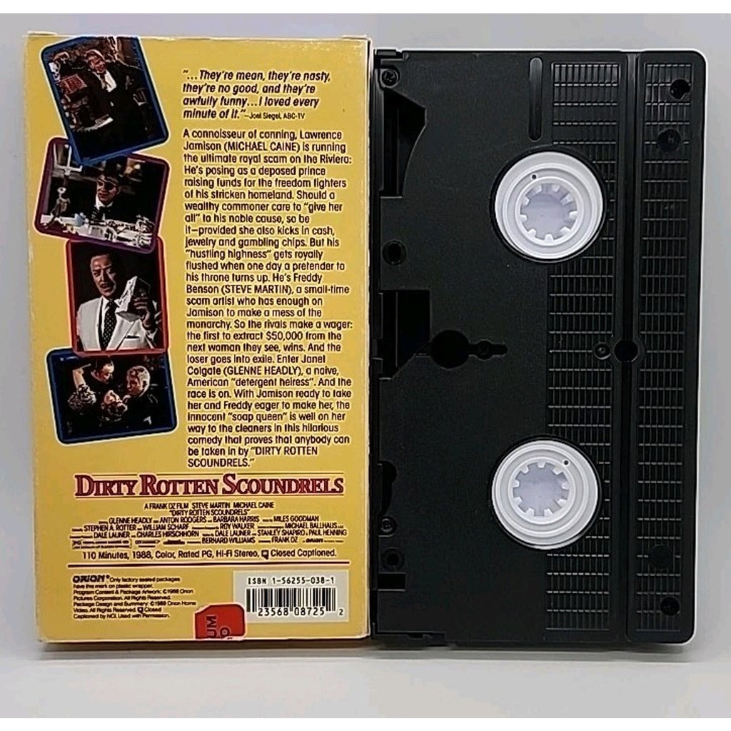 Dirty Rotten Scoundrels (VHS, 1988)