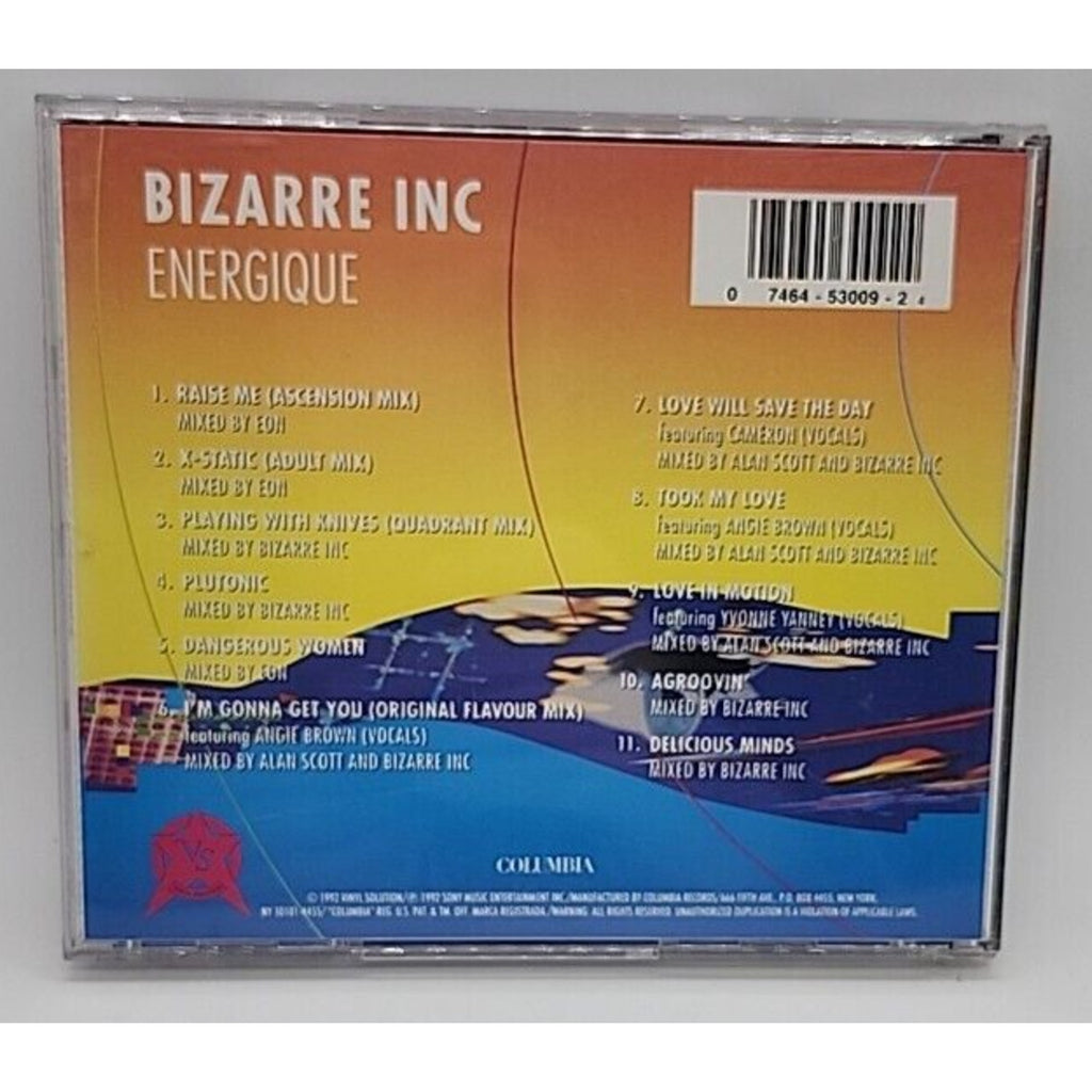 Energique by Bizarre Inc. (CD, Nov-1992, Columbia (USA))