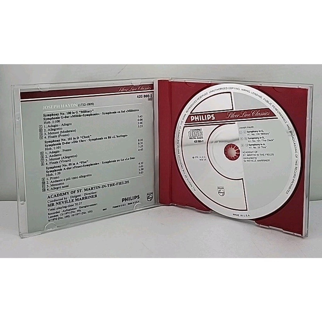 Haydn: Symphonies Nos 59, 100, by Academy of St. Martin in Pe Fields (CD)