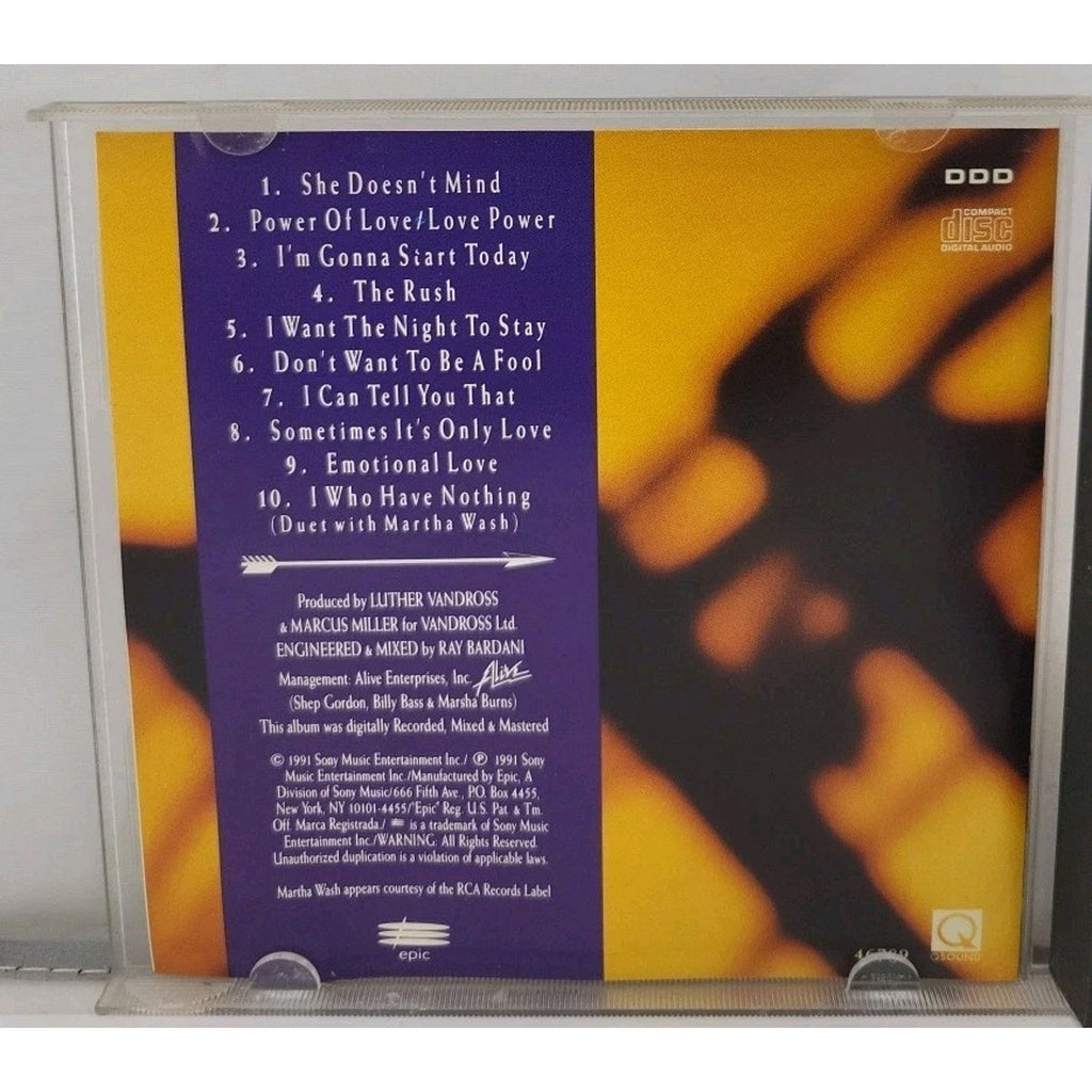 Power of Love [Remaster] by Luther Vandross (CD, Jul-2001, Epic)