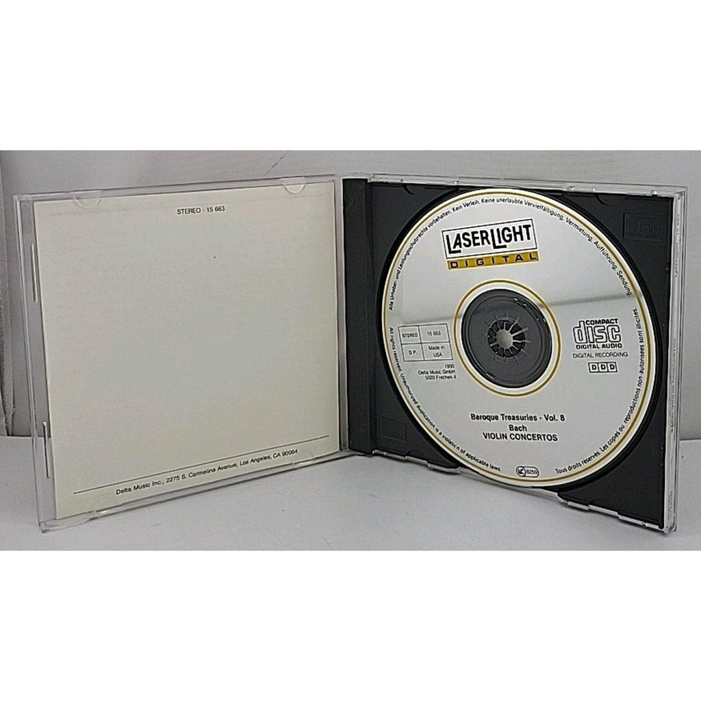 Baroque Treasuries-Vol. 8 by J.S. Bach (CD, 1990)