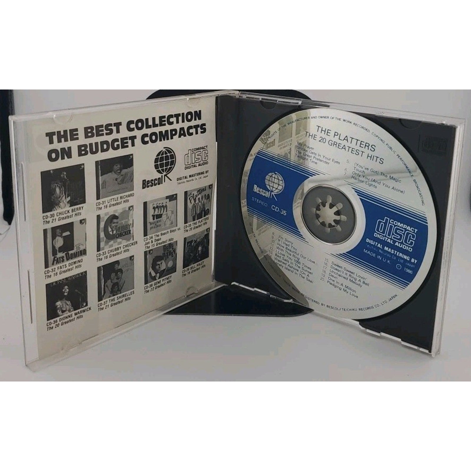 20 Greatest Hits The Platters CD