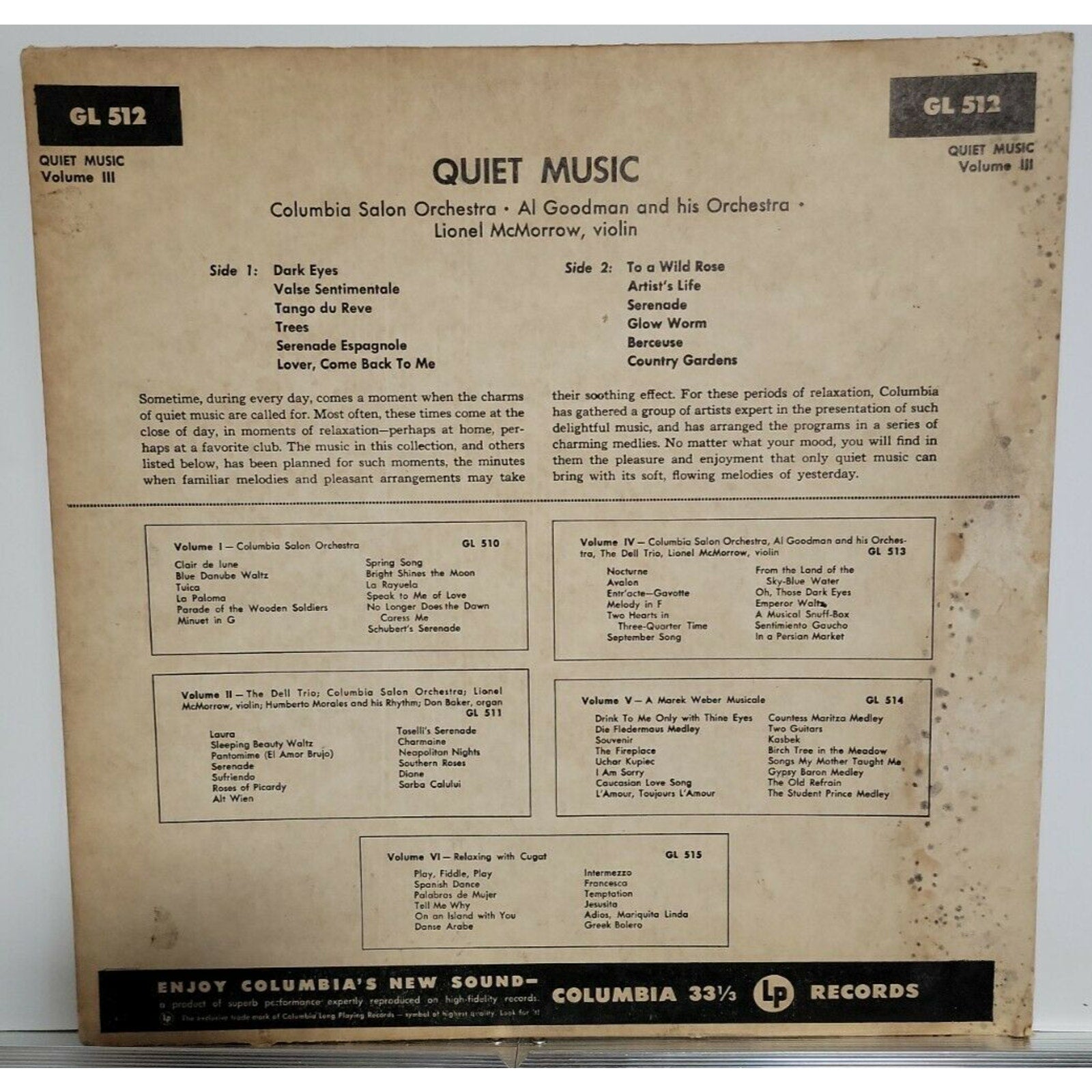 Various – Quiet Music, Volume 3: Easy Listening For Your Relaxation (Vinyl)
