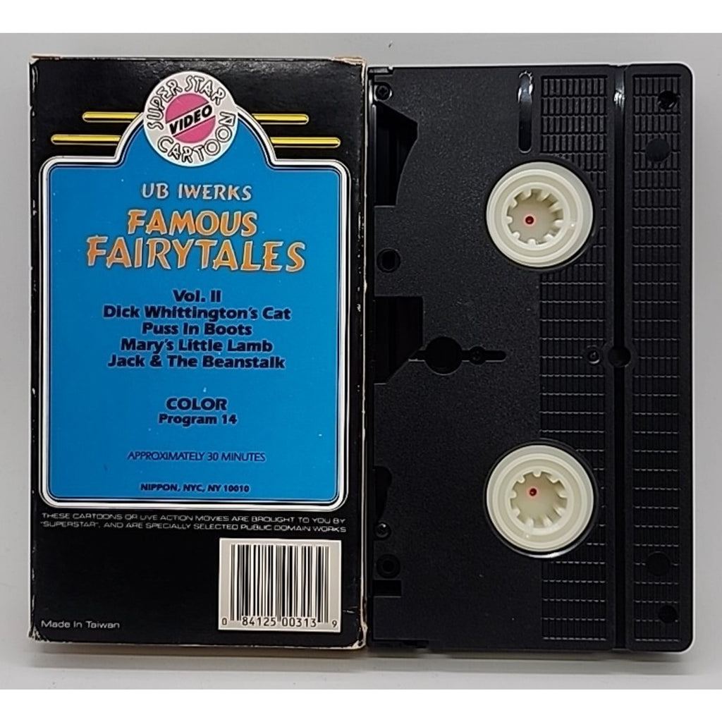 Super Star Cartoon Famous Fairytales (VHS)