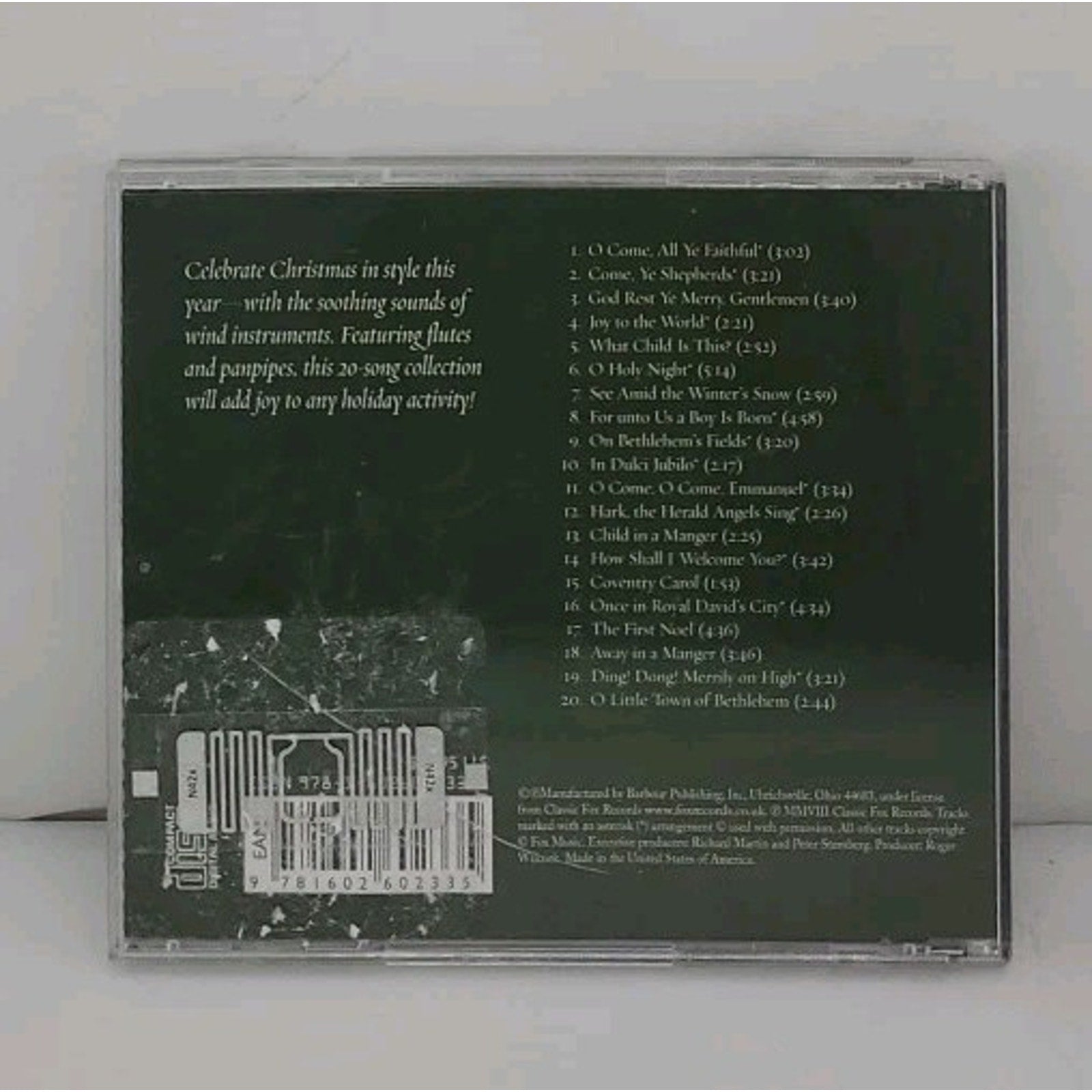 Breath of Christmas : Featuring Flutes and Panpipes by Multiple Artists (CD)