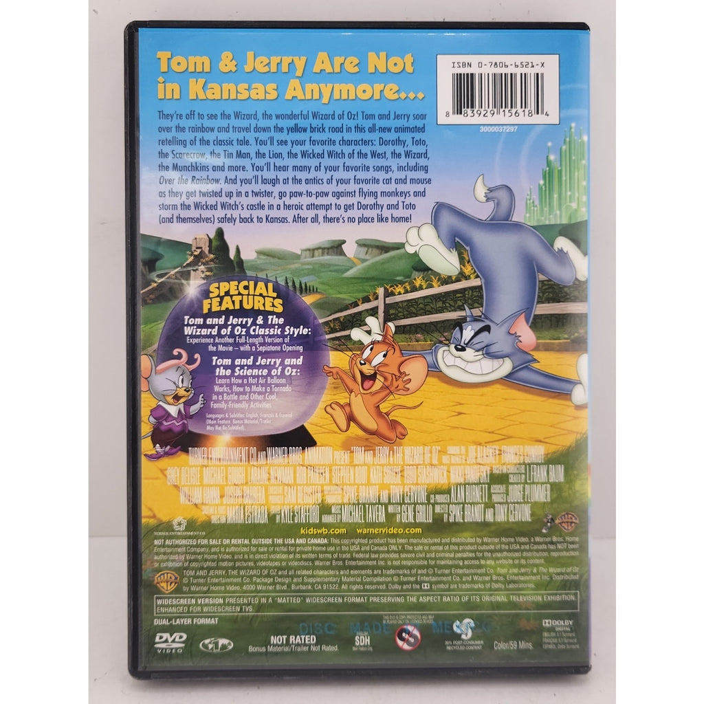 Tom and Jerry & the Wizard of Oz (DVD, 2011)