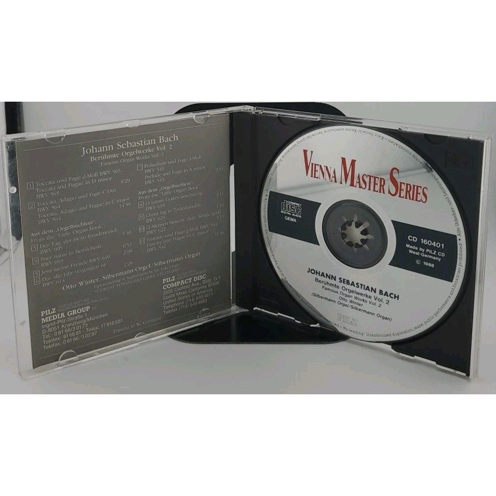 JS Bach - Beruhmte Orgelwerke Vol 2 - CD By JS BACH