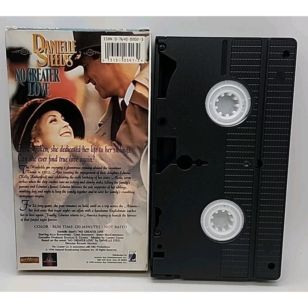 Danielle Steel's No Greater Love (VHS, 1996, Anchor Bay)