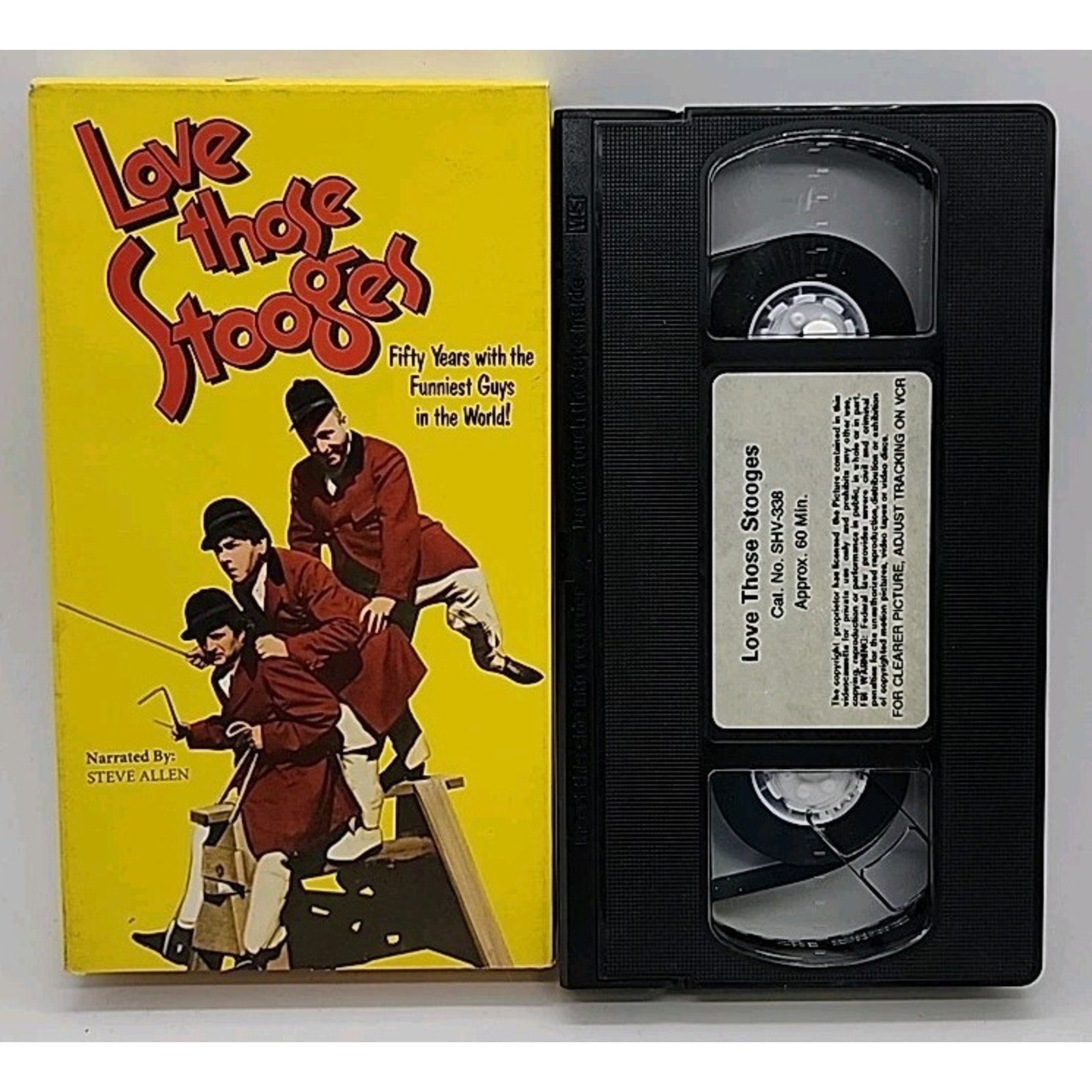 Love Those Stooges: Fifty Years with The Funniest Guys in the World (VHS, 1993)