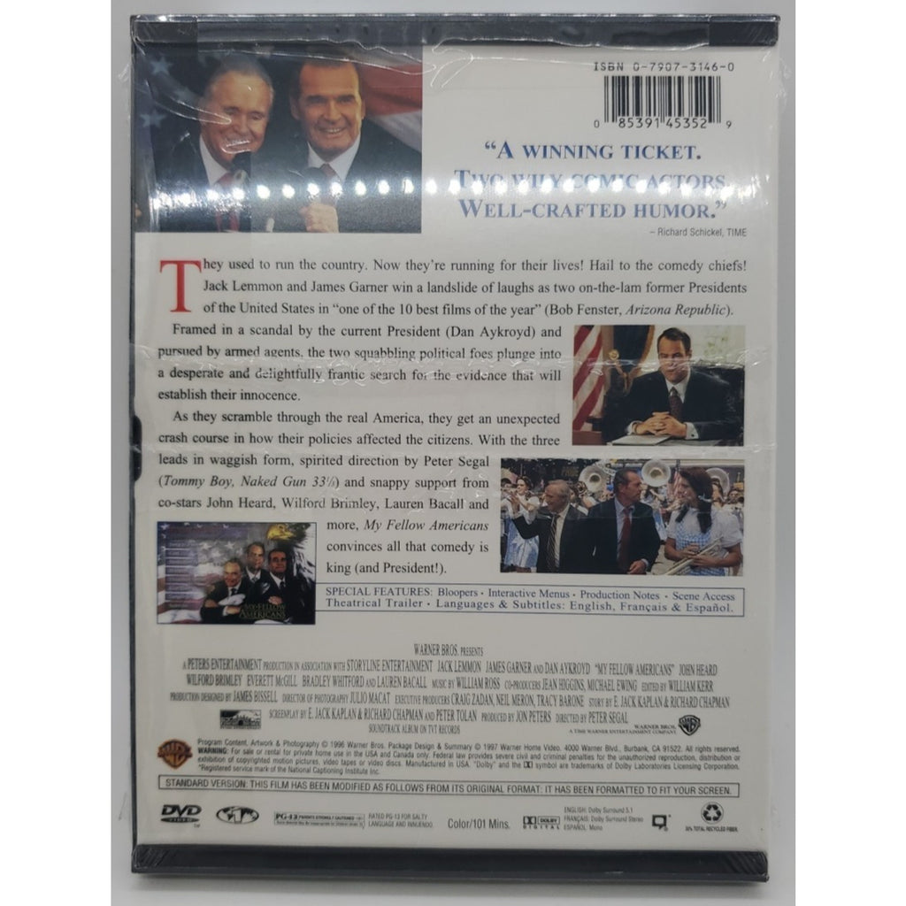 My Fellow Americans (DVD, 1996) *Brand New*