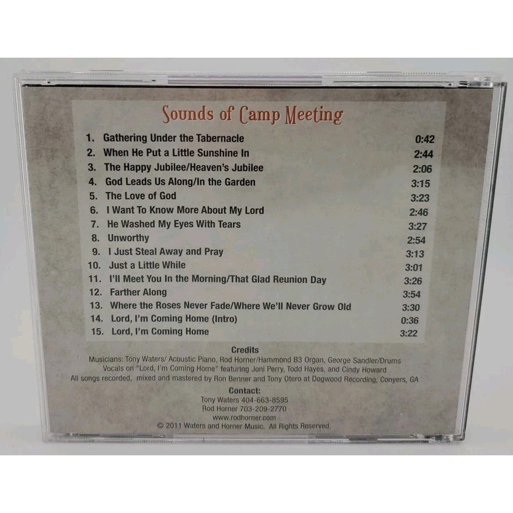 Tony Waters And Rod Horner Sounds Of Camp Meeting (CD)
