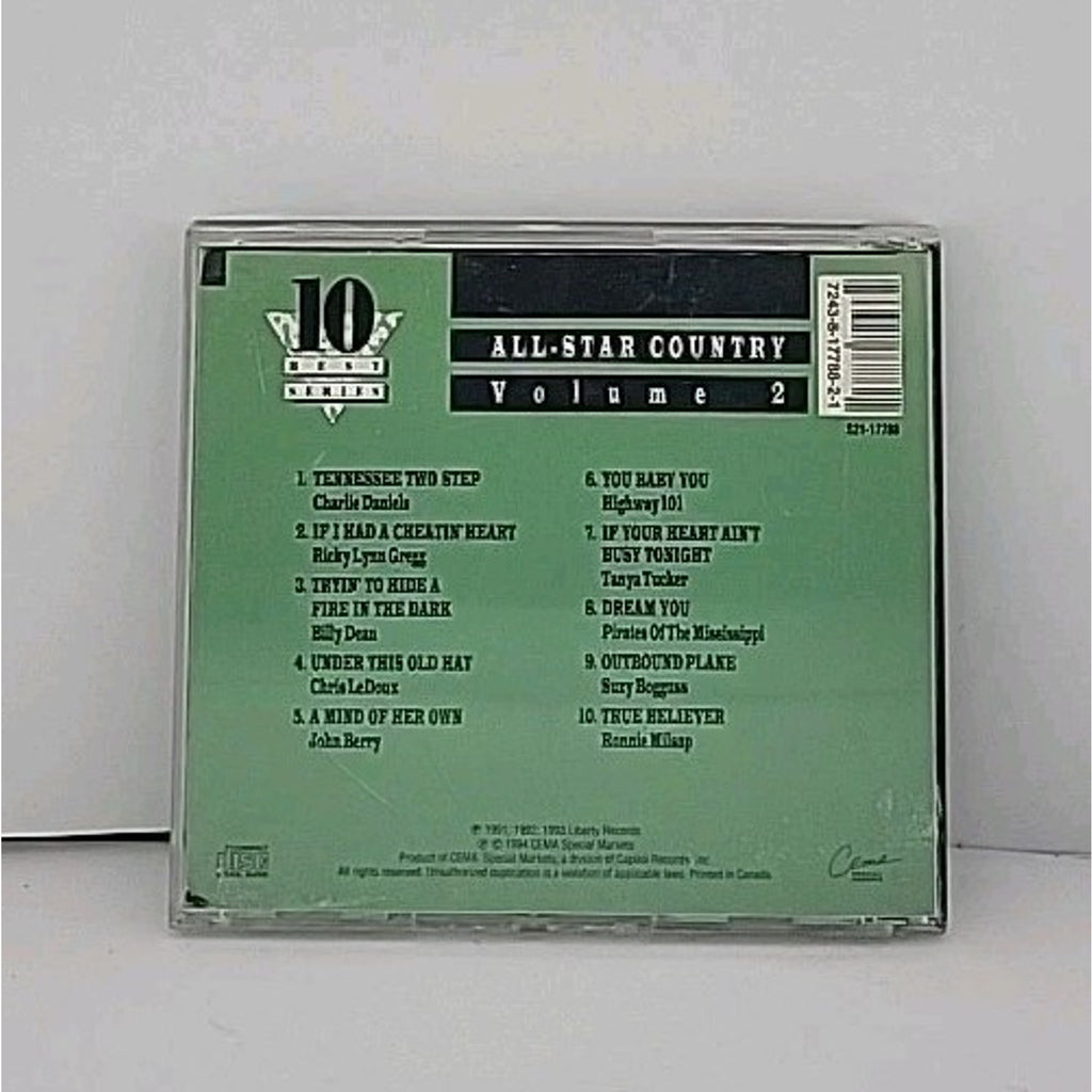 All Star Country, Vol. 2 by Various Artists (CD, Dec-1995, EMI-Capitol...