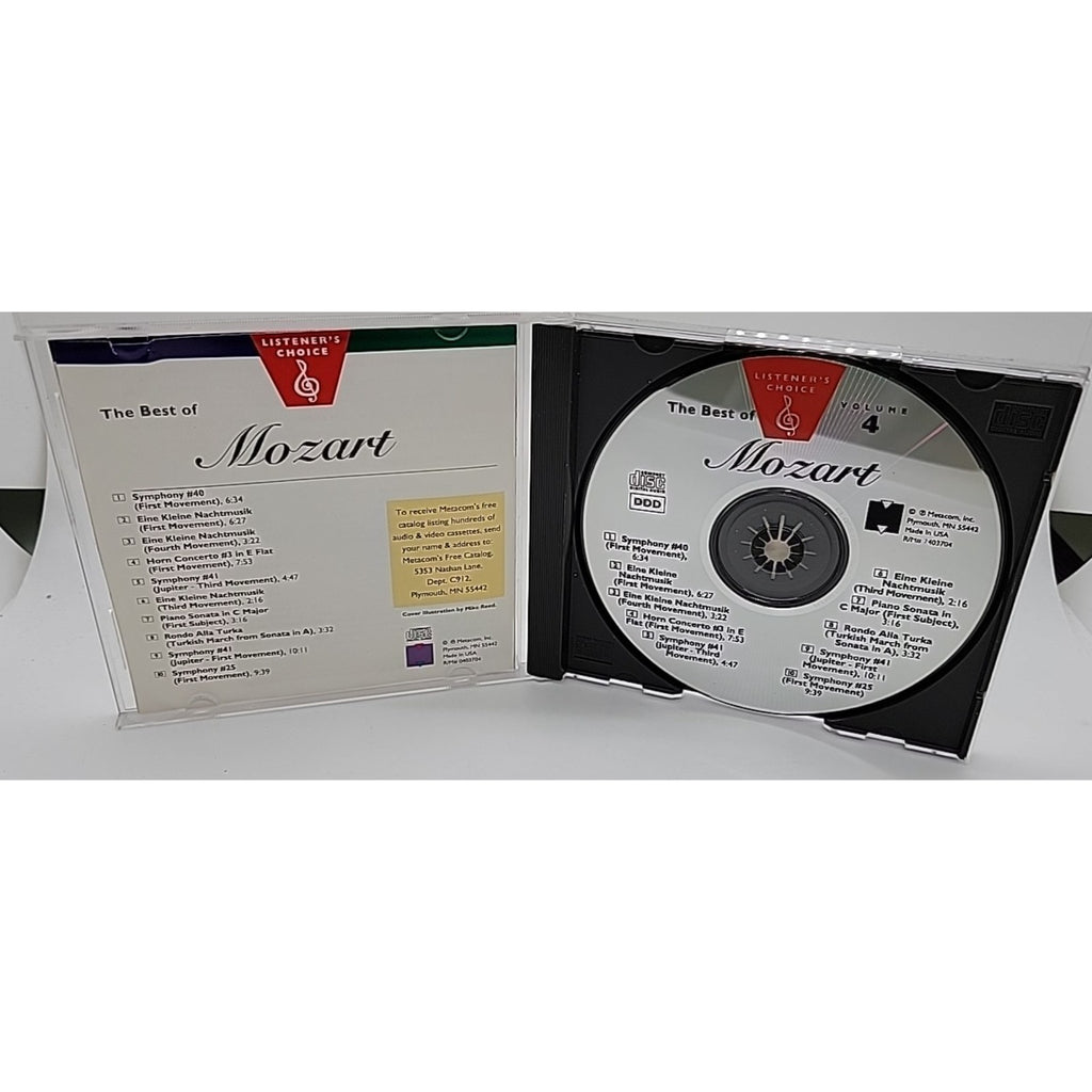 Listener's Choice Vol 4: The Best Of Mozart (CD, Metacom)