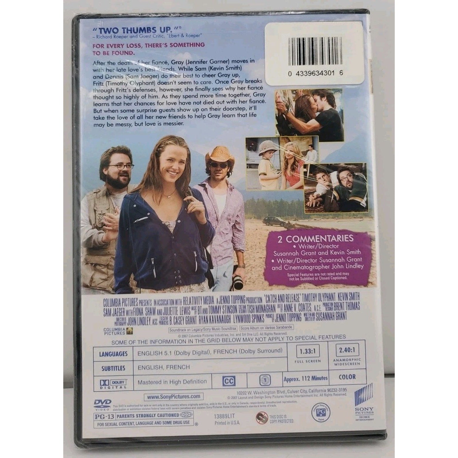 Catch and Release (DVD, 2007) *Brand New*