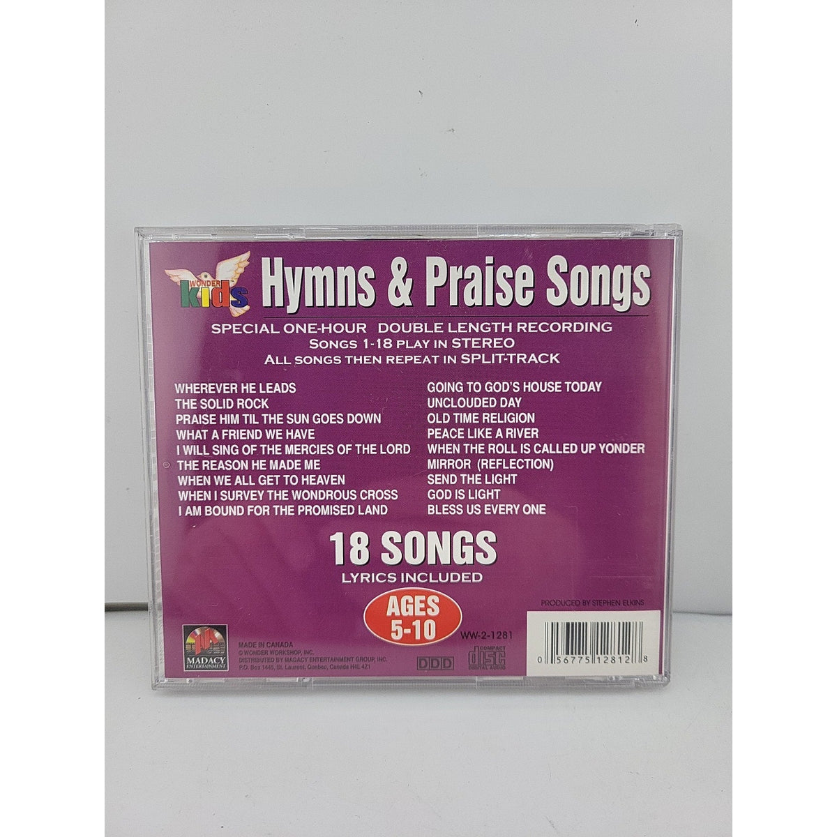 Kids Sing Hymns & Praise Songs by Wonder Kids Choir (CD, Nov-1998, Wonder...