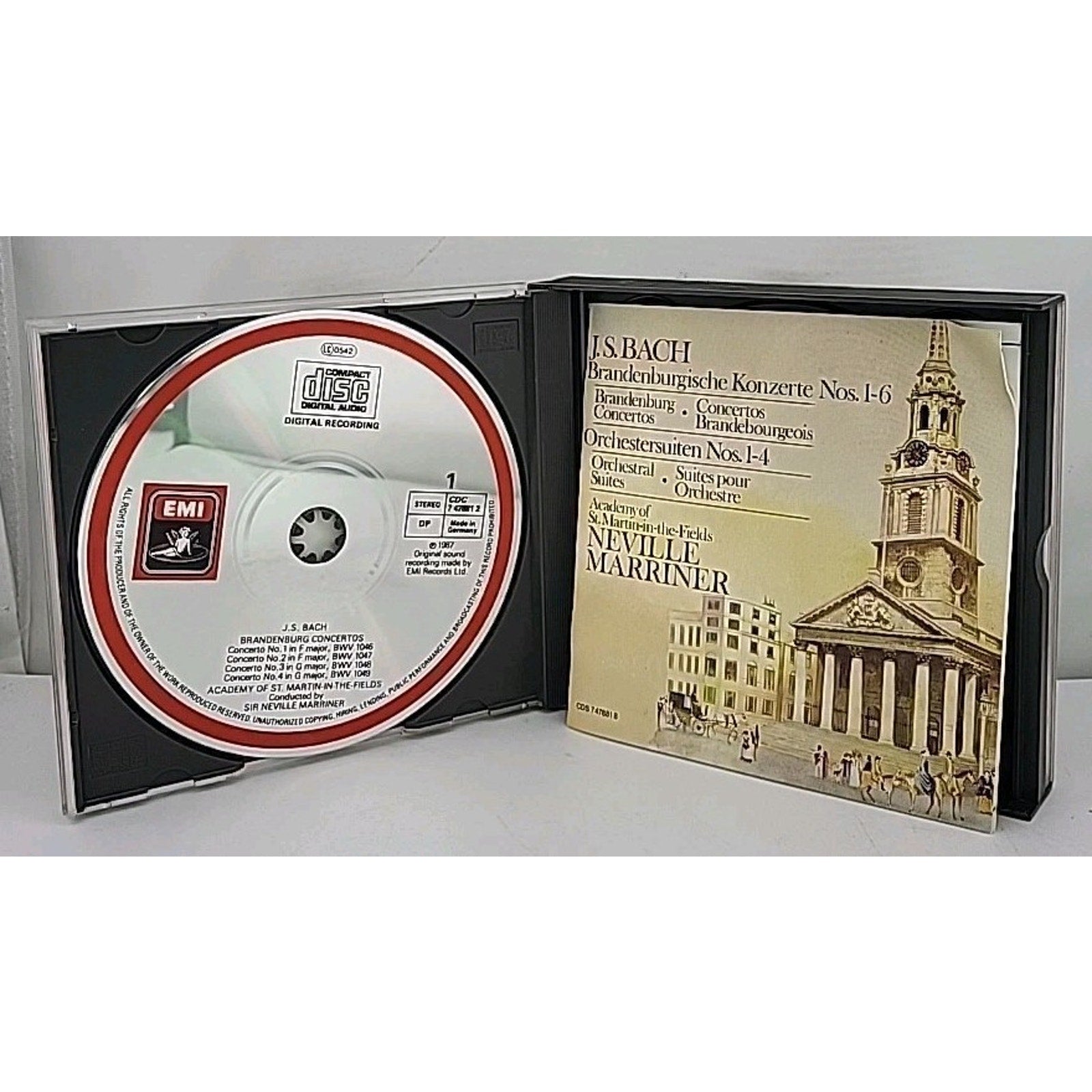 J.S. Bach - Brandenburgische Konzerte Nos. 1-6 - Orchestersuiten Nos. 1-4 3 CDs