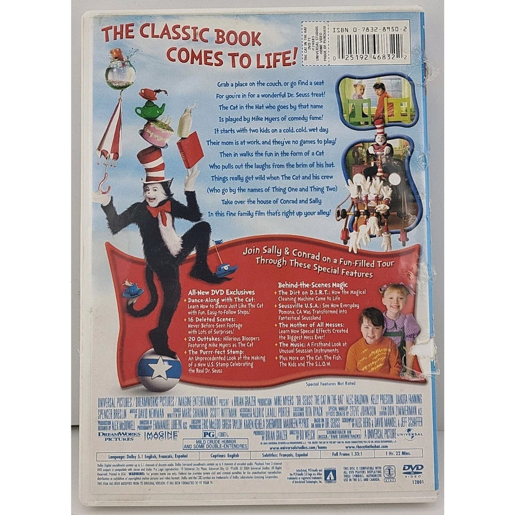 Cat in the Hat (DVD, 2003)