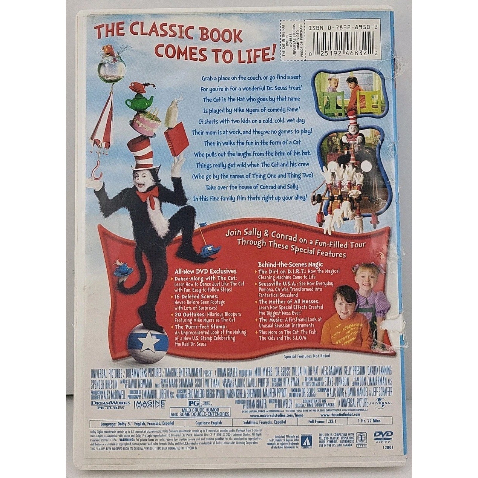 Cat in the Hat (DVD, 2003)