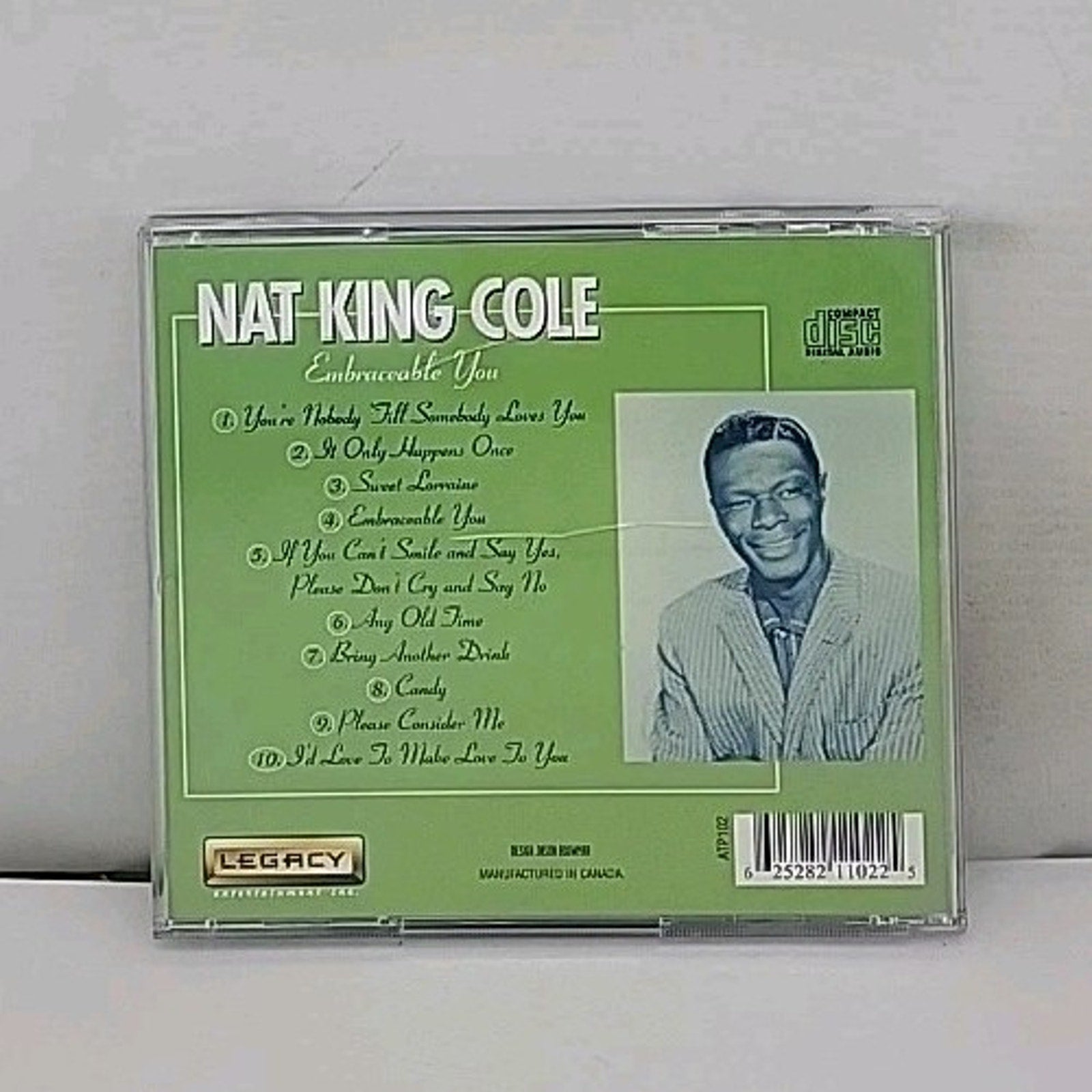 Embraceable You by Nat King Cole (CD, 2000)