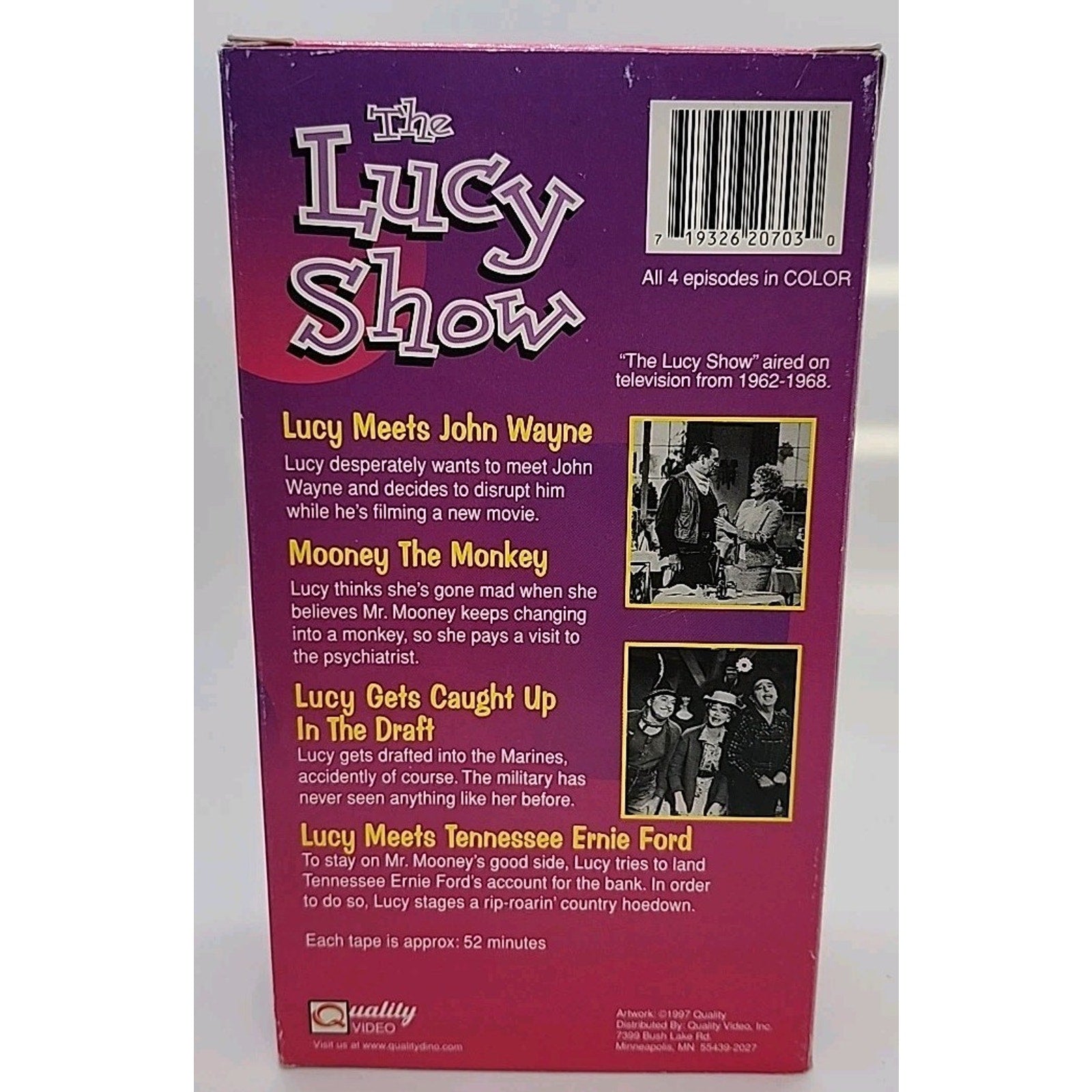 The Lucy Show 4 Classic Episodes (VHS)