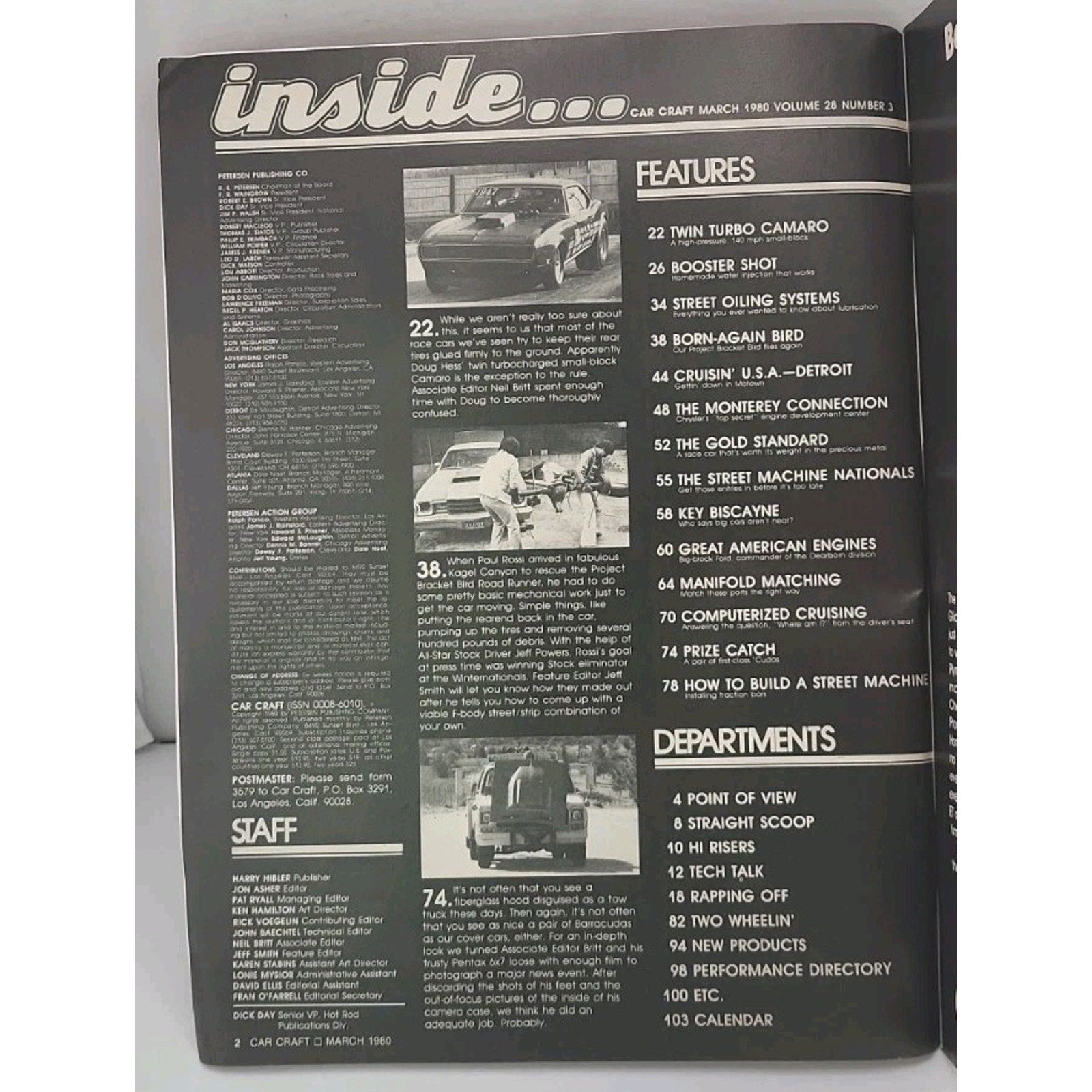 Car Craft Magazine - March 1980 - Volume 28 Number 3