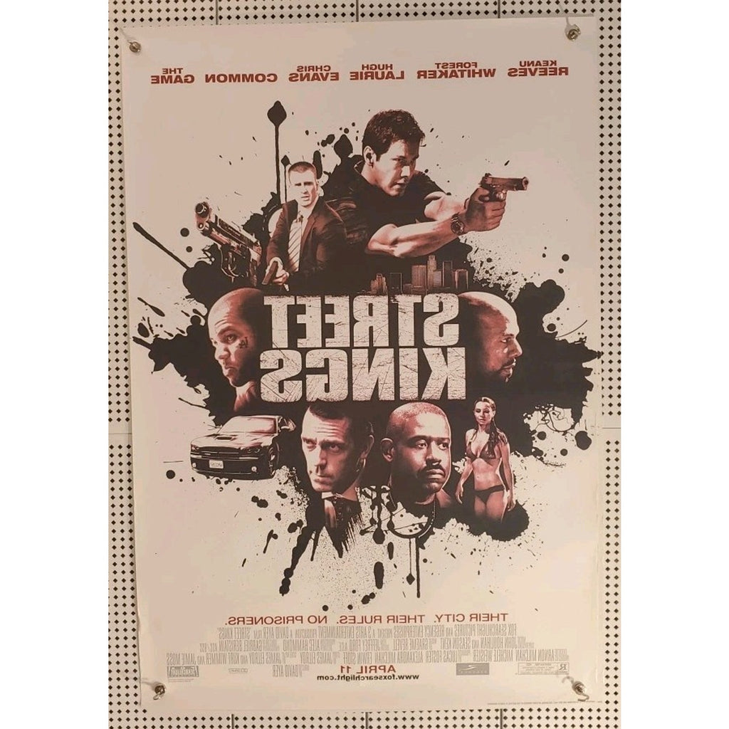 Street Kings Movie Poster Original DS 27X40 Keanu Reeves Forest Whitaker 2008