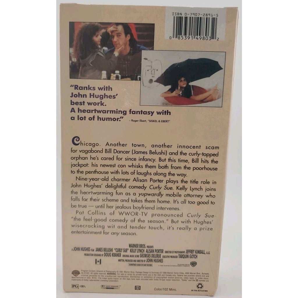 Curly Sue (VHS, 1997) *Brand New*
