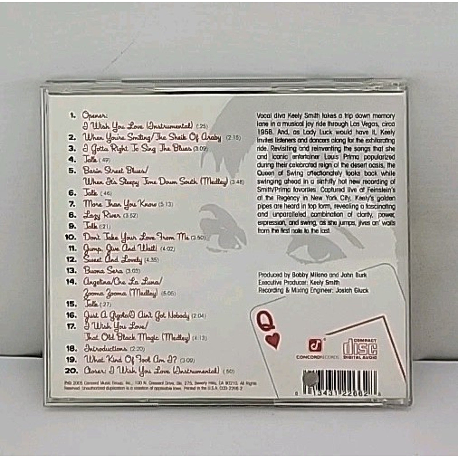 Las Vegas '58-Today by Keely Smith (CD, 2005)