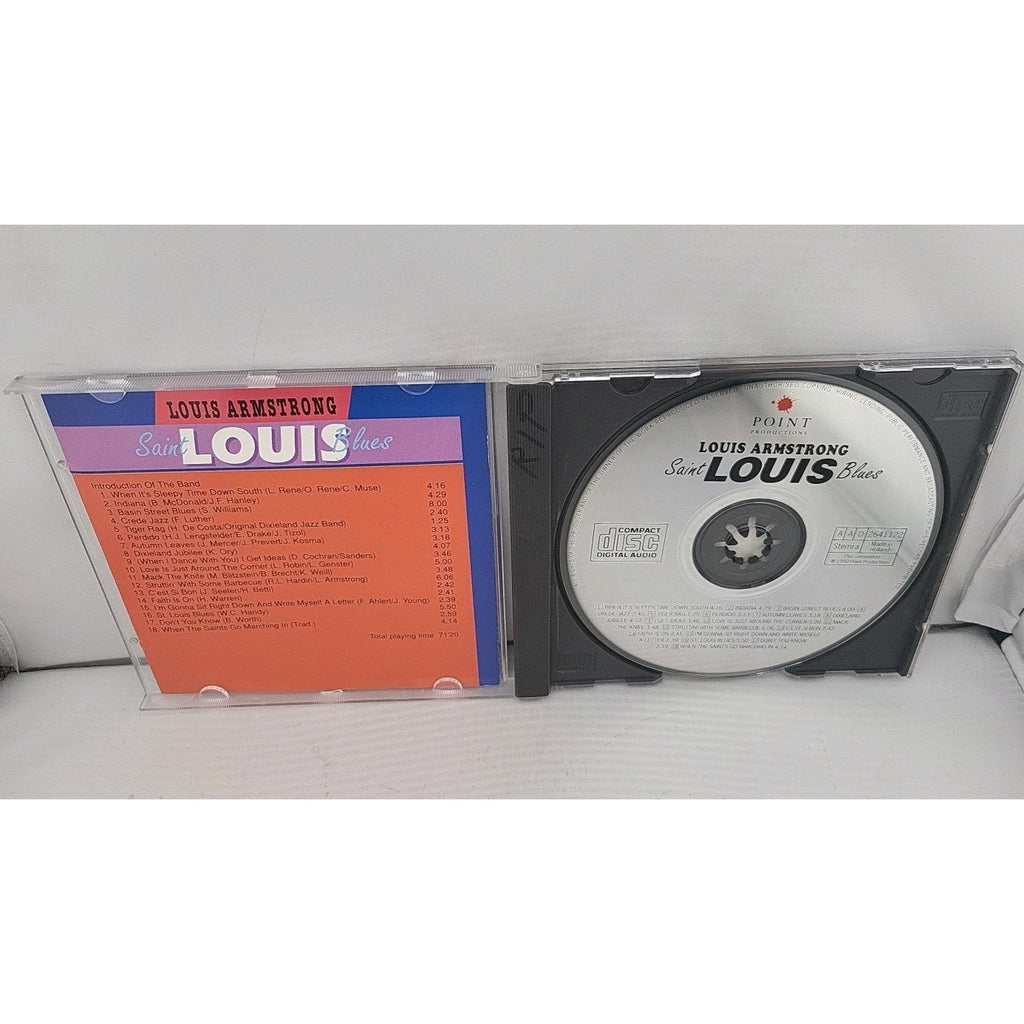 Louis Armstrong - Saint Louis Blues Music (CD 1990)