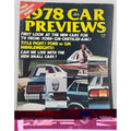 1978 Car Previews Magazine