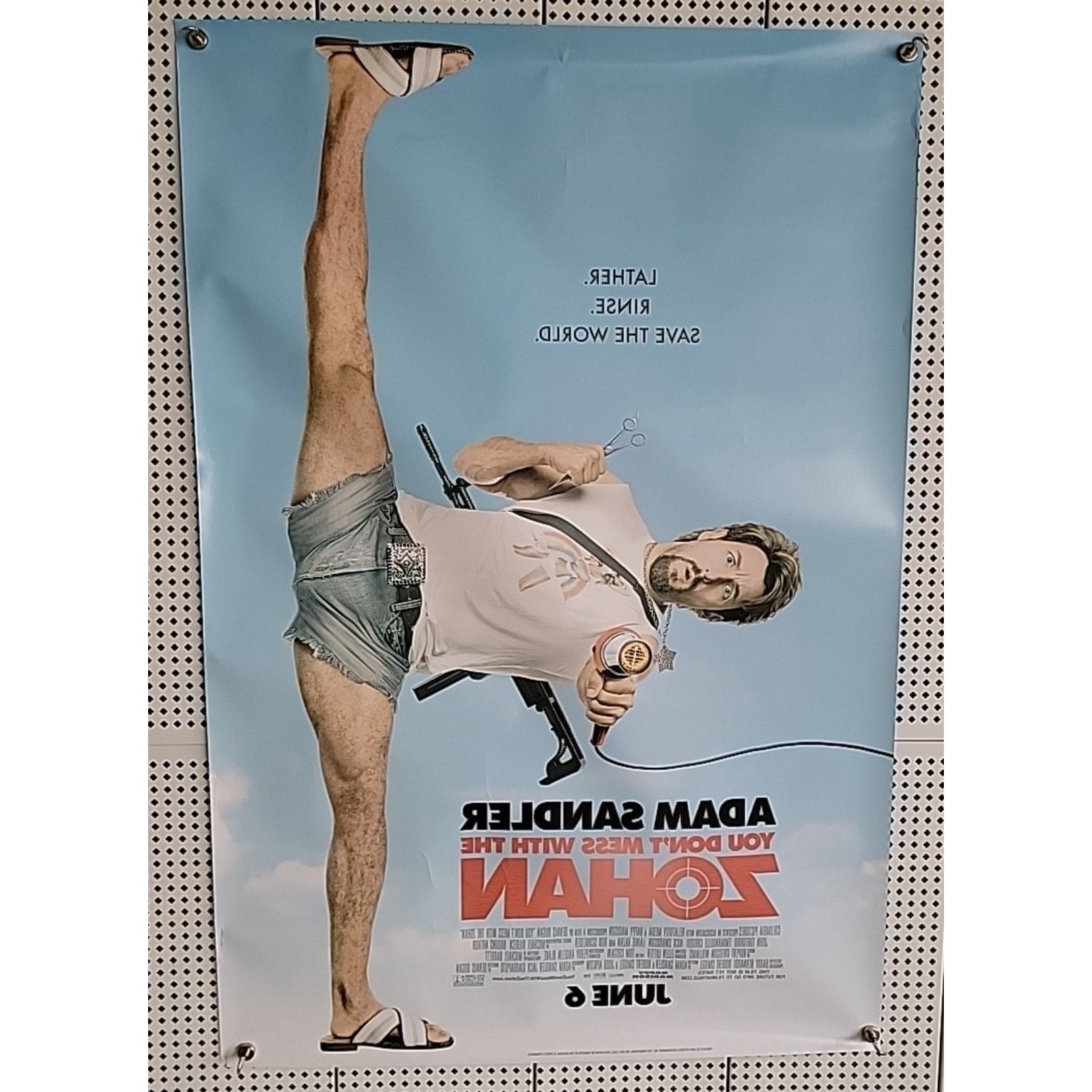 You Don't Mess with the Zohan 2008 Double Sided Original Movie Poster 27"x40"