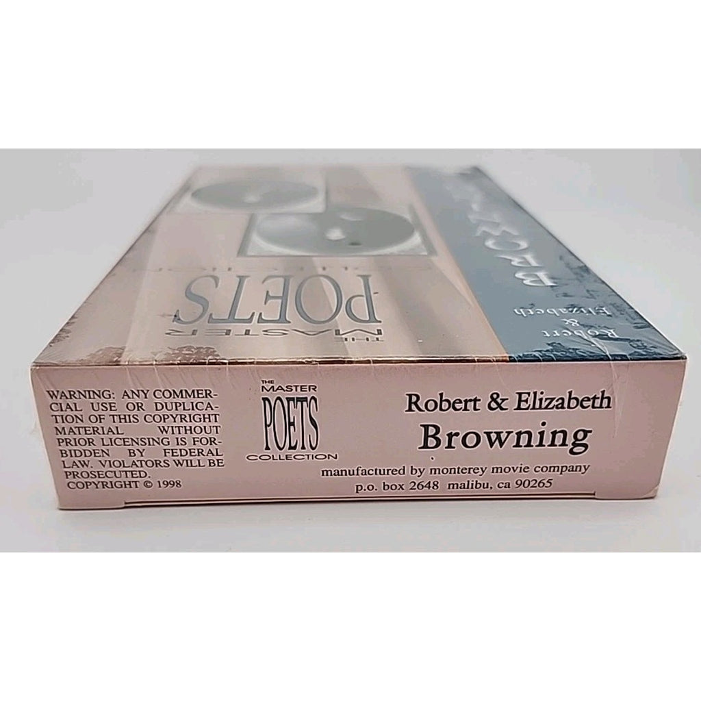 Master Poets Collection, The: Robert Elizabeth Browning (VHS, 1998) *Brand New*