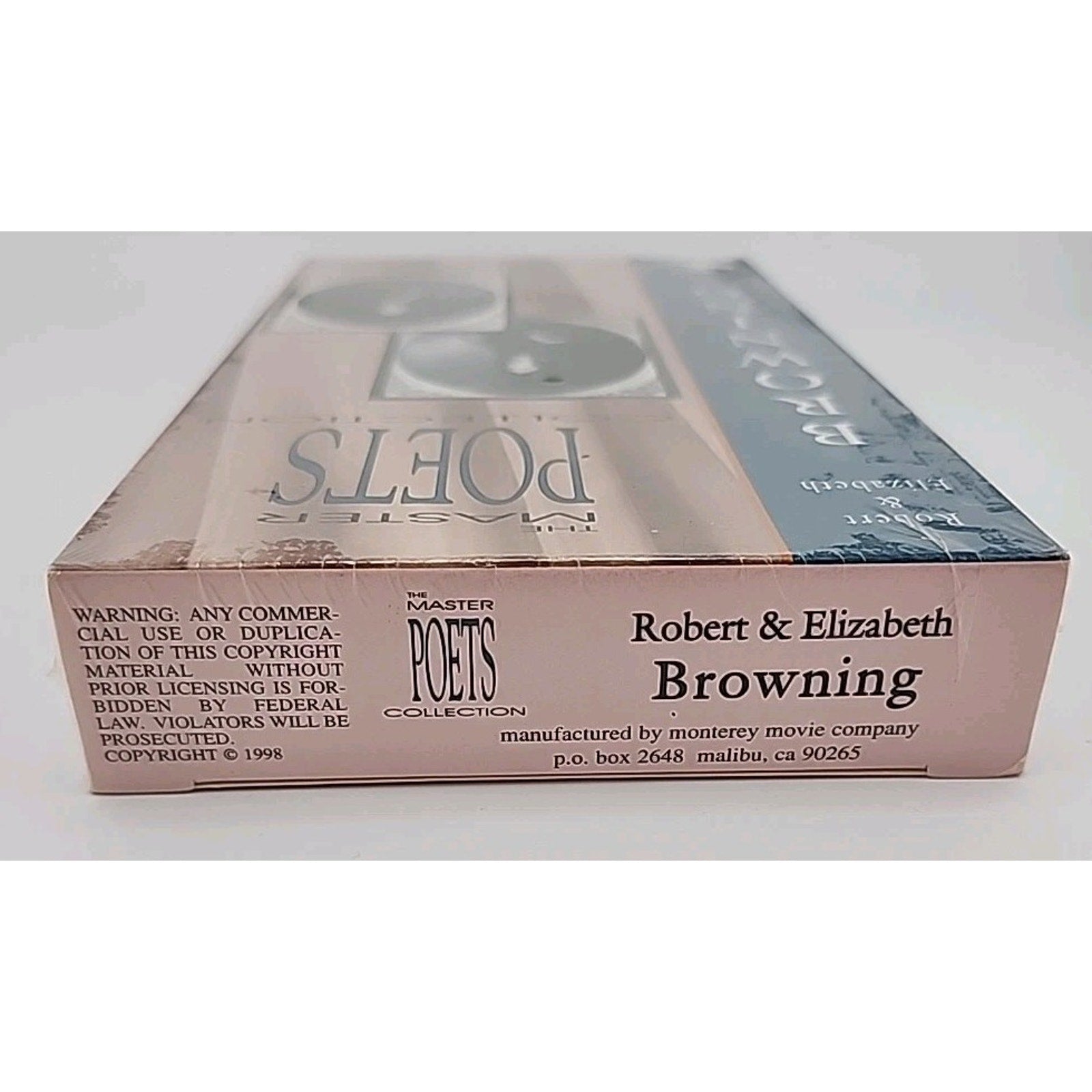 Master Poets Collection, The: Robert Elizabeth Browning (VHS, 1998) *Brand New*
