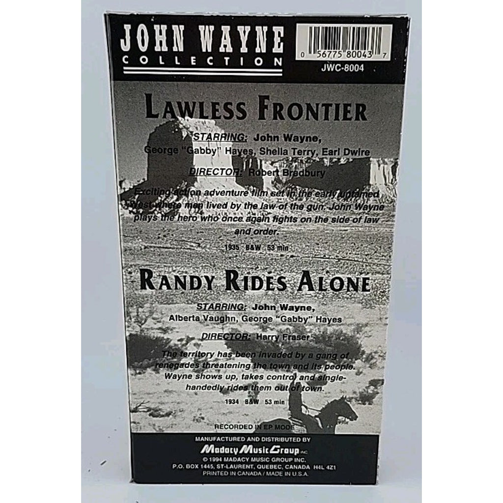 John Wayne Collection 1 (VHS, 1994)