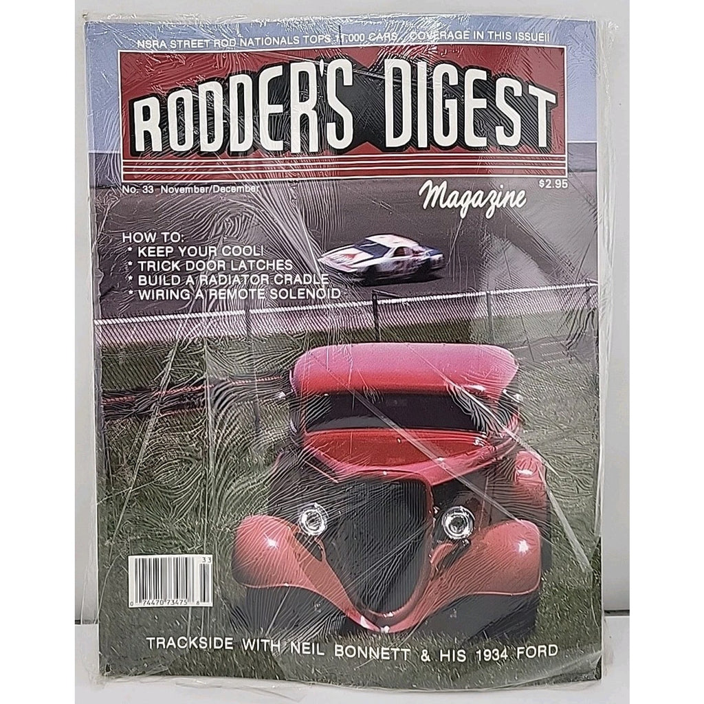 Rodder's Digest Magazine November/December 1989 Volume 8 Number 33 *Brand New*
