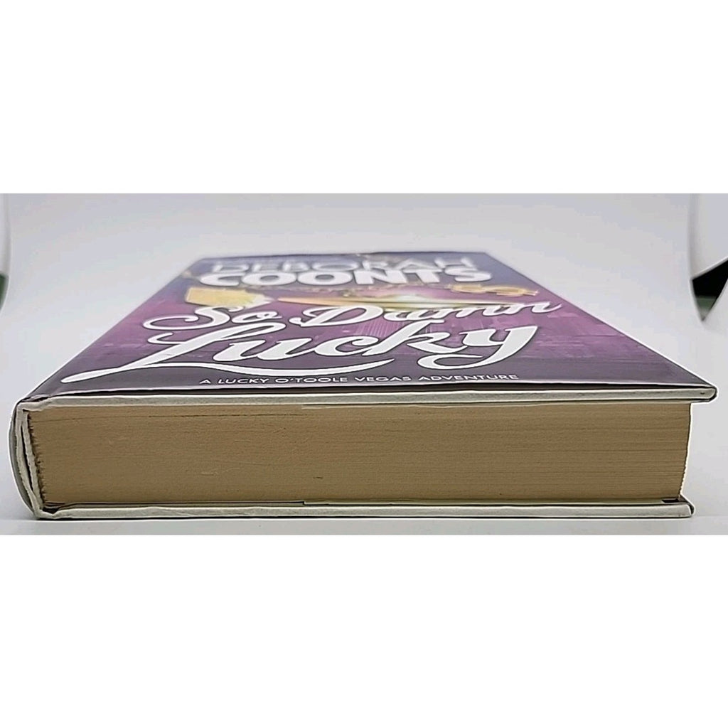 So Damn Lucky by Deborah Coonts (2012, Hardcover) Signed