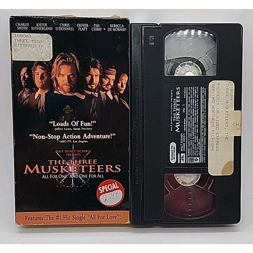 The Three Musketeers (VHS, 1994)