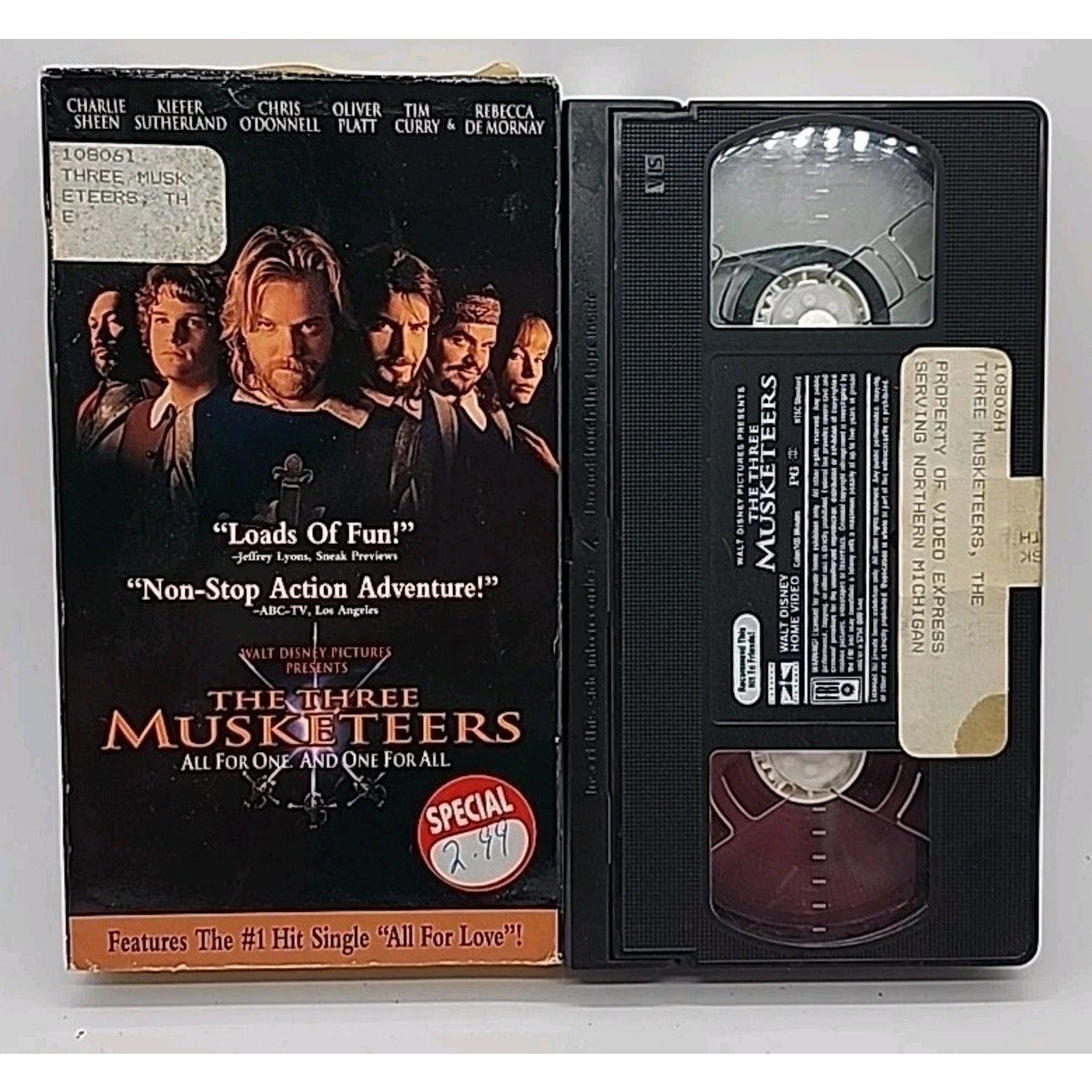 The Three Musketeers (VHS, 1994)