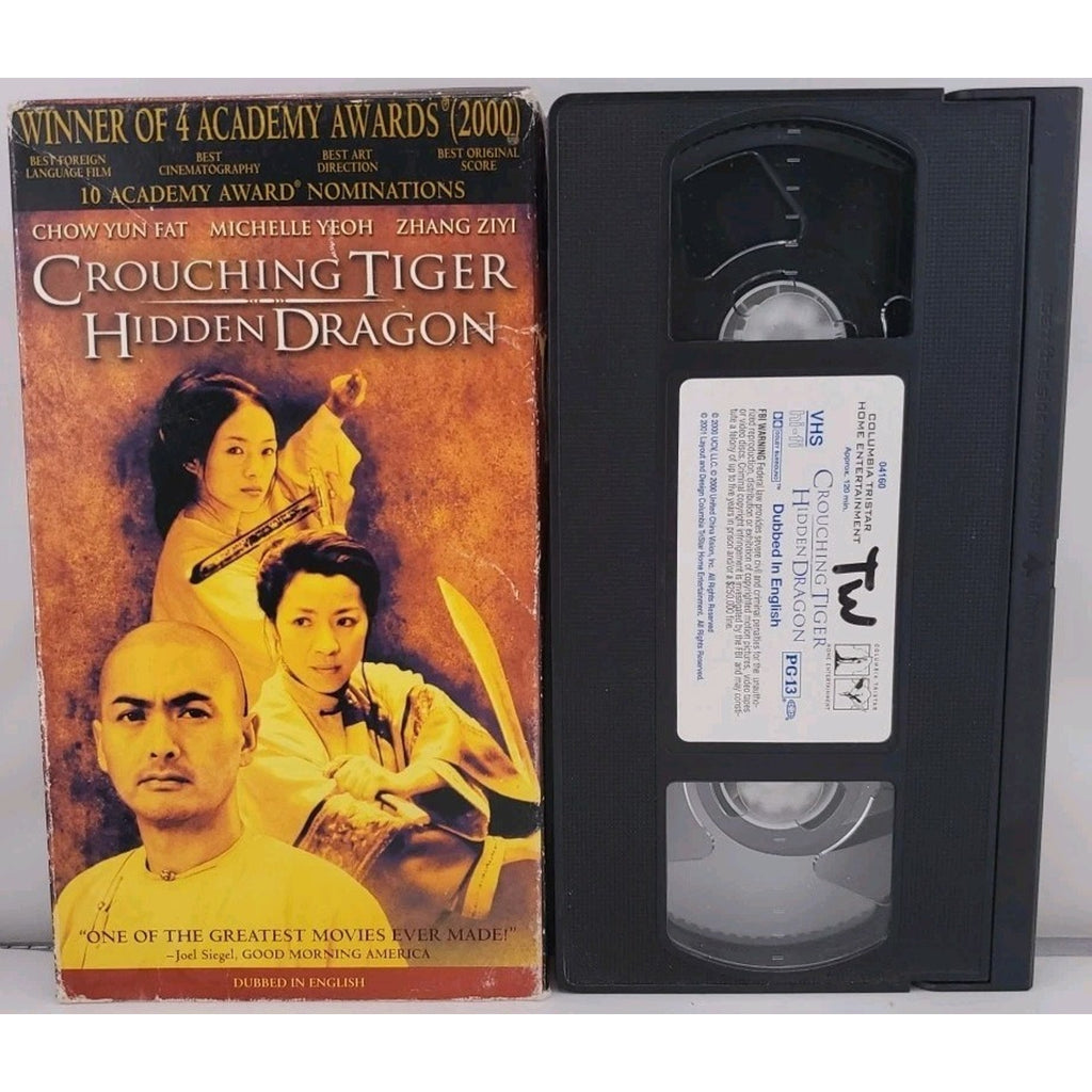 Crouching Tiger, Hidden Dragon (VHS, 2001, English Dubbed)