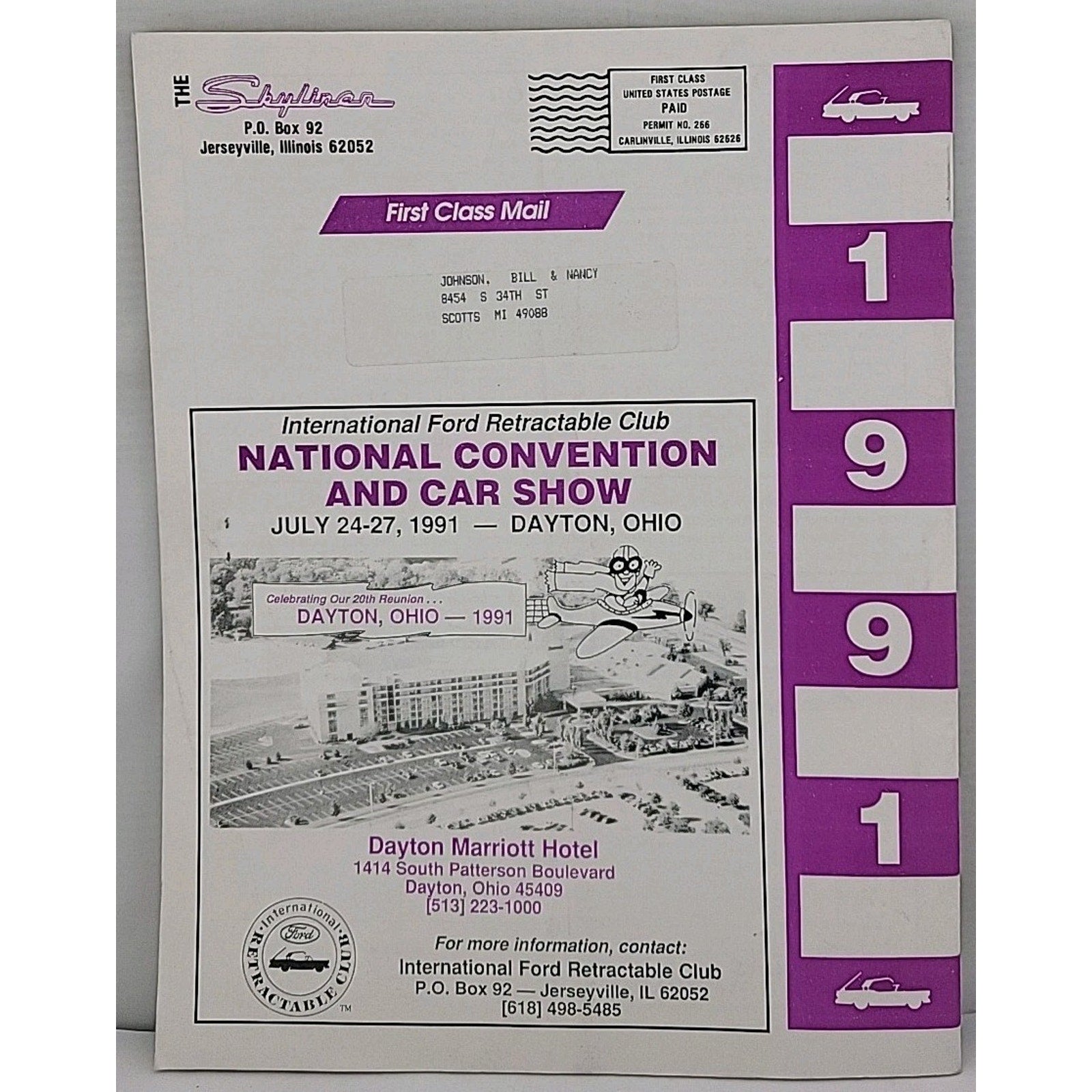 International Ford Retractable Club - 1991 Roster