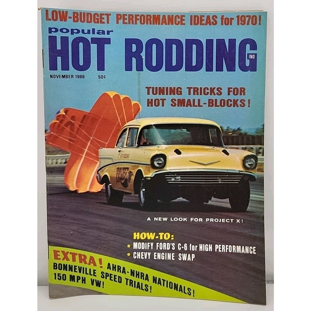 Popular Hot Rodding Magazine November 1969
