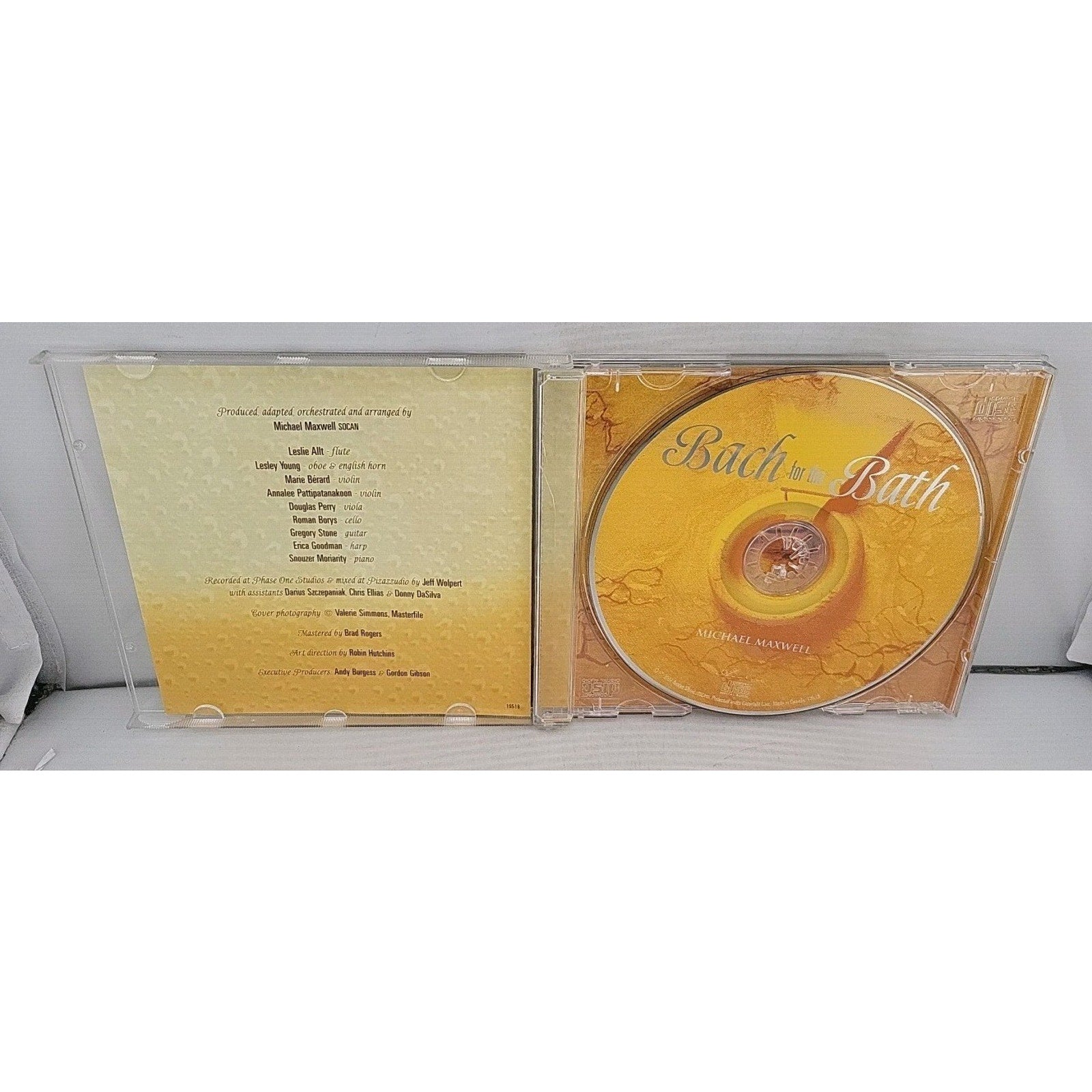 Bach for the Bath by Michael Maxwell (CD, Oct-2007, Avalon Music)