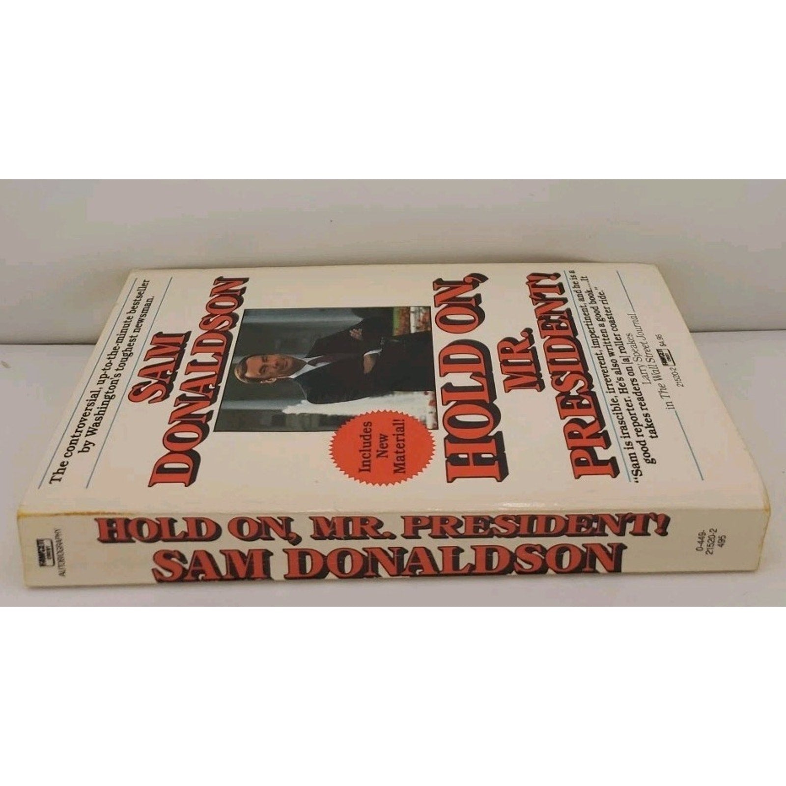 Hold On, Mr. President Donaldson Jr Paperback Book Sam Donaldson