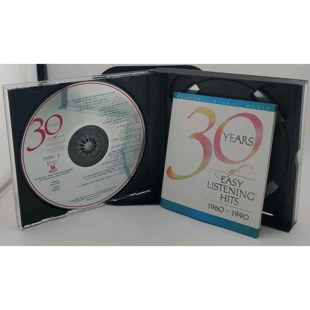 30 Years Easy Listening Hits 1960-1990 CD
