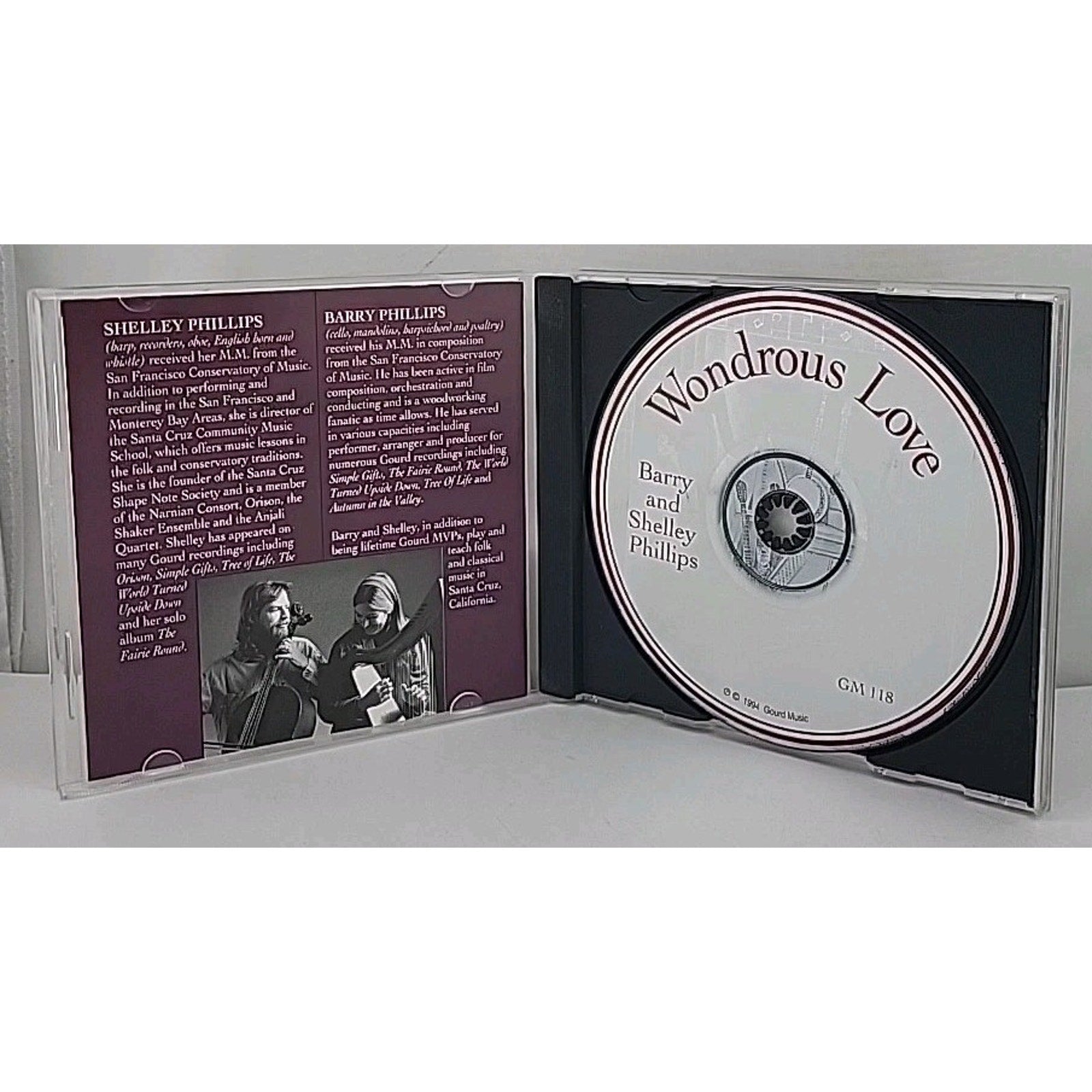 Wondrous Love by Phillips, Barry / Shelley (CD, 1994)