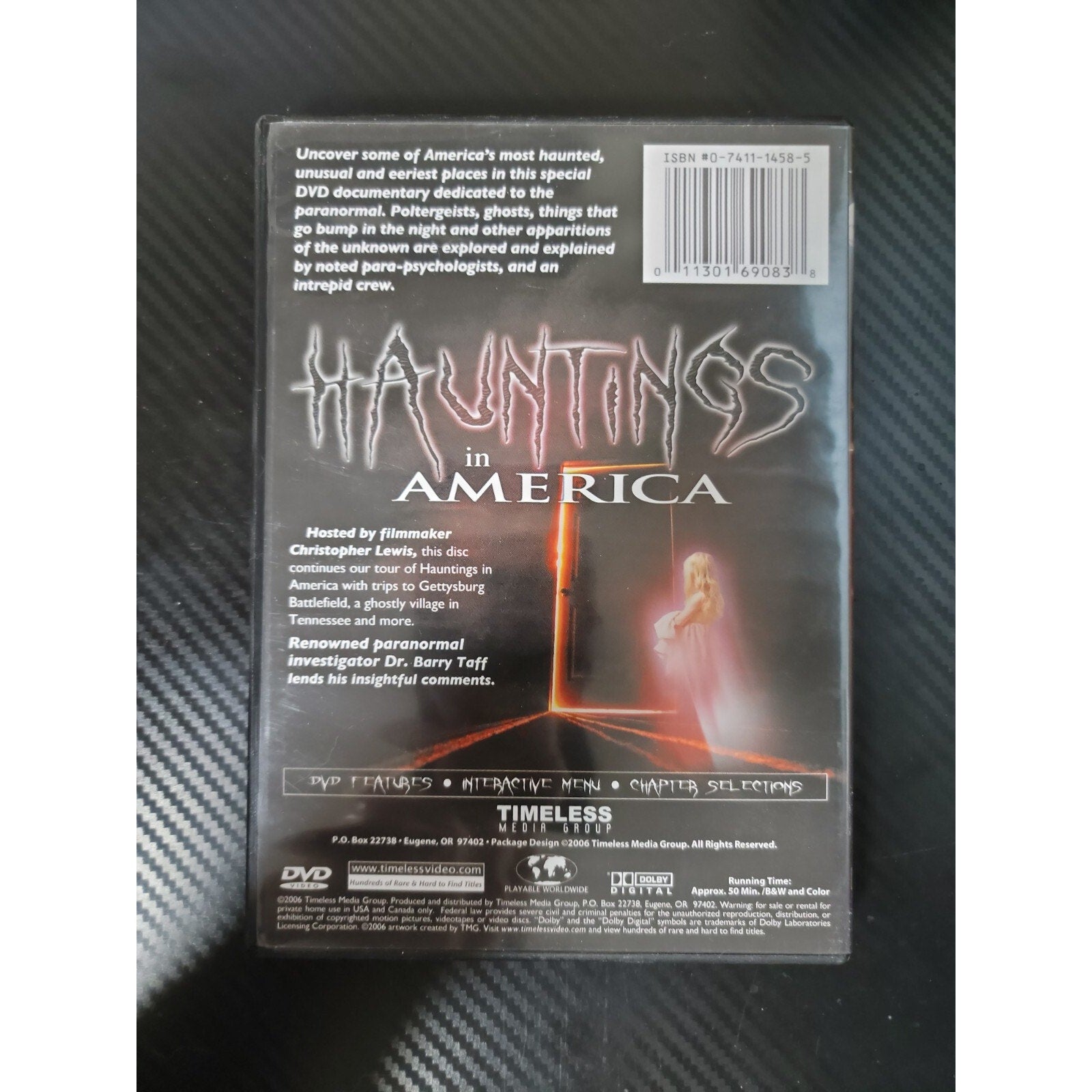Hauntings in America (DVD, 2006, Full Screen, Documentary, Horror)
